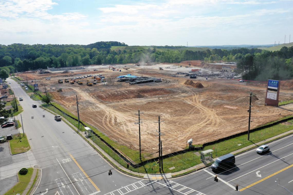In SE Atlanta, shopping center bulldozed for massive new development